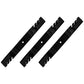 Three New Aftermarket Replacement Mulching Blades Fits Toro 3320 3280-D 4000-D