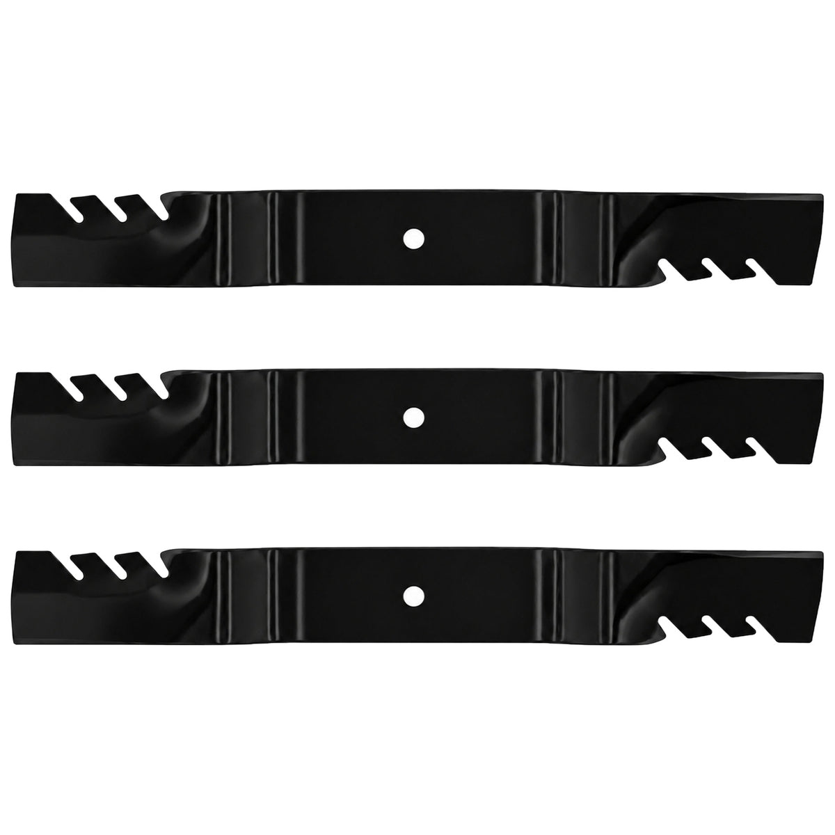 Set of (3) Toothed Blades 107-0214-03 Fits Toro Recycler & Groundsmaster