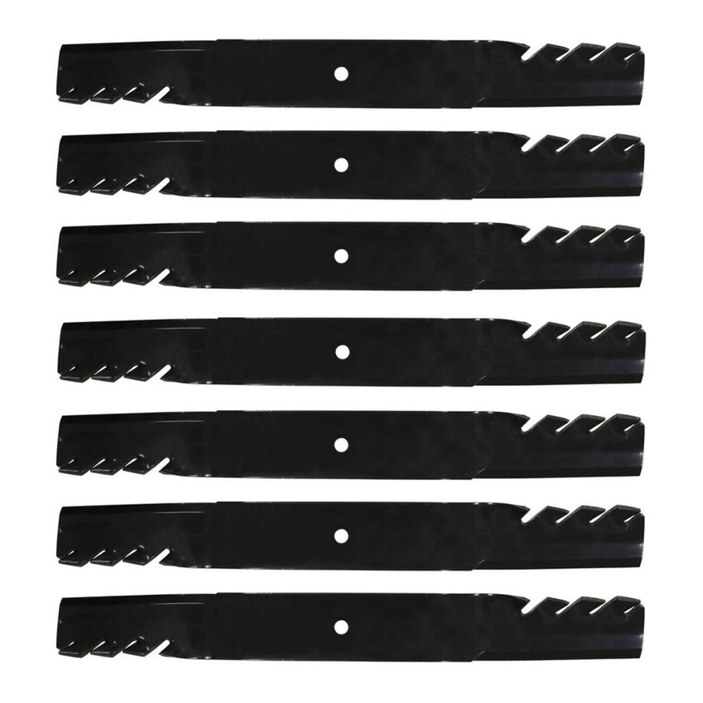 Pack of (7) Toothed Blades - 21-3/4" X 1/2" Fits Toro Z Master Mower Models
