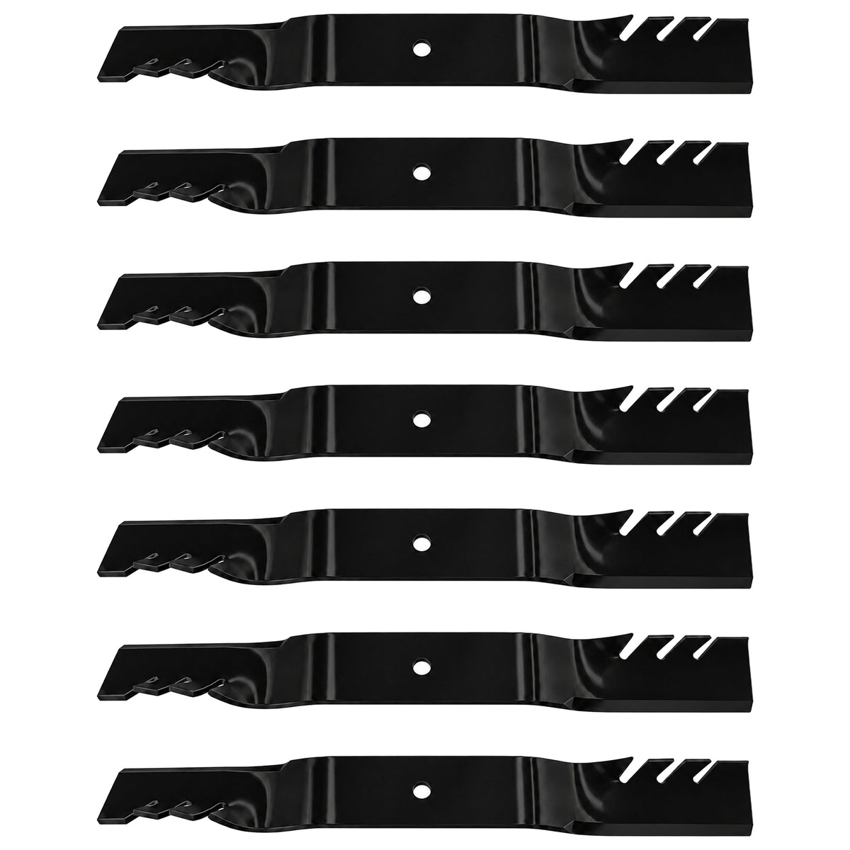 Set of (7) Toothed Blades 107-0214-03 Fits Toro Recycler & Groundsmaster