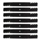 Set of (7) Toothed Blades 107-0214-03 Fits Toro Recycler & Groundsmaster