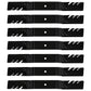 Set of (7) Toothed Blades 107-0214-03 Fits Toro Recycler & Groundsmaster