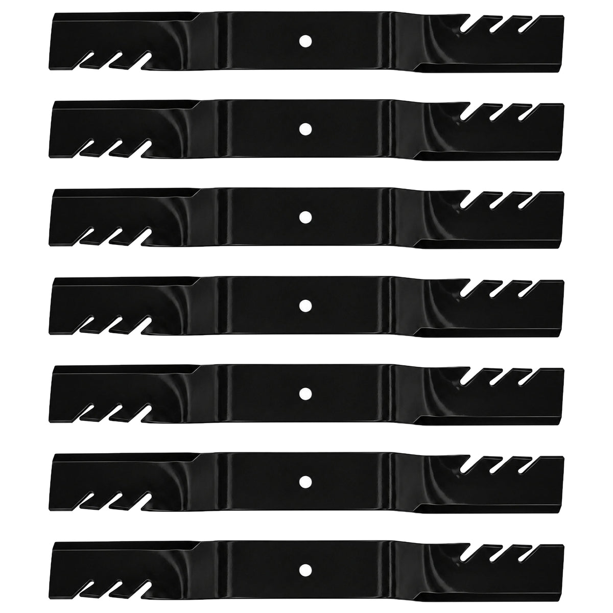 Set of (7) Toothed Blades 107-0214-03 Fits Toro Recycler & Groundsmaster