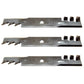 3PK Mulching Blades Fits Husqvarna 48" Deck EZ4824 522037401 539113425