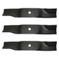 Qty 3: High-Lift Mower Blade Fits Cub Cadet Replaces 02005017