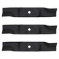 3pk Mower Blades Fits Cub Cadet 02005017 1005336 Z-Force S 48 Fits MTD Pro Z