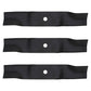 3pk Toothed Blades fit Fits Cub Cadet 742-04417 1005336 942-04417 L48 M48 Tank