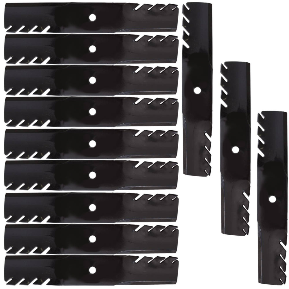 12 Toothed Mulching Blades 30227-50H 30227-50X for Dixie Chopper 50" Cut Mowers