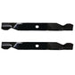 Qty 2: Notched High-Lift Blade Fits Stens Replaces 310-540