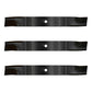 Qty 3: Standard Lift Mower Blade Fits Hustler Replaces 602771