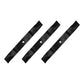 Qty 3: Standard Lift Mower Blade Fits Hustler Replaces 602771