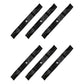 Set of (6) Mower Blades Fits Gravely Fits Exmark Fits Toro Fits Ariens 60" Cut