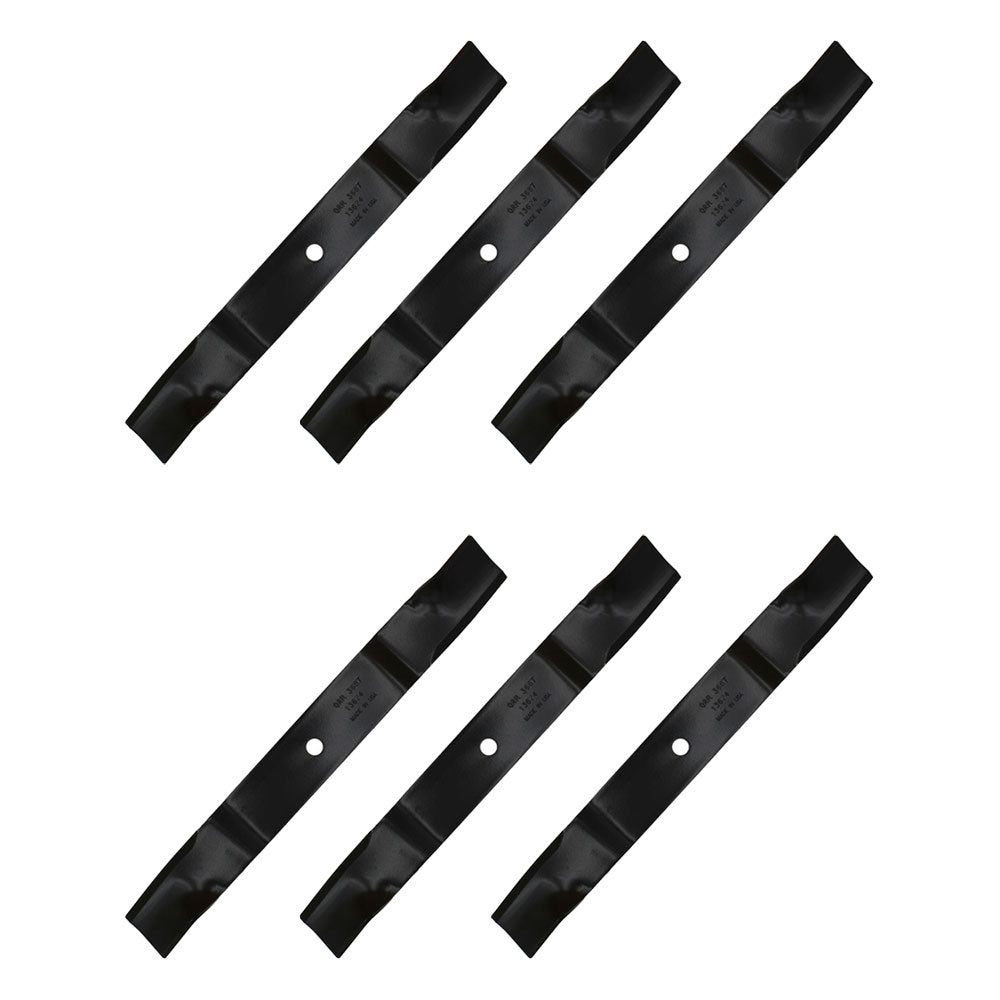 Set of (6) Mower Blades Fits Gravely Fits Exmark Fits Toro Fits Ariens 60" Cut