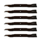 Set of (6) Mower Blades Fits Gravely Fits Exmark Fits Toro Fits Ariens 60" Cut