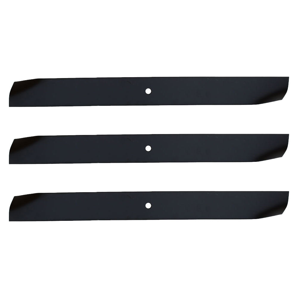 72" Cut 6403 Lawn Mower Blade Set 3 Fits Grasshopper 320250 Fits Hi-Lift 1/2" CH