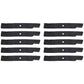 Qty 10: Non-Notched Mower Blade Fits Bobcat Replaces 11211-02
