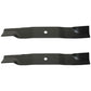 Qty 2: Non-Notched Mower Blade Fits Bad Boy Replaces 50-2205