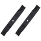 Qty 2: Non-Notched Mower Blade Fits Bad Boy Replaces 50-2205