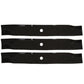 Qty 3: Non-Notched Mower Blade Fits Encore Replaces 50-2205