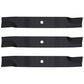 Qty 3: Non-Notched Mower Blade Fits Bobcat Replaces 11211-02