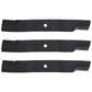 Qty 3: Non-Notched Mower Blade Fits Scag Replaces 50-2205
