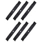 Qty 6: Non-Notched Mower Blade Fits Scag Replaces 50-2205