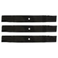 (3) Interchangeable High Lift Blades Fits Hustler Super Z, Requires 3 for 72"