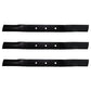 Set/3 blades for Bush Hog RTH84 rear mounted grooming mower replaces 50033779