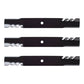 Set of 3 18 3/4" x 5/8" Copperhead Mulcher Blades Fits Toro Titan 115-4999-03