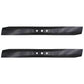 2-Blade Set Toothed Mulching Mower Blade Fits Toro 21" Cut 108-3762-03