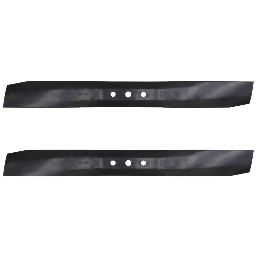 2-Blade Set Toothed Mulching Mower Blade Fits Toro 21" Cut 108-3762-03