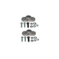 Set of 2 Replacement MTD 18-3/16" x 13/32" MTD 742-0496 942-0496