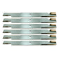 Qty 6: Notched High Lift Blades Fits Bad Boy Replaces 038-0005-00