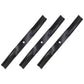 3 New Mower Blade Fits Woods fits Hesston RM372 RM372 RM660 New Tunnel Deck