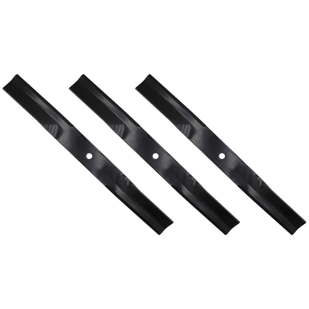 Set of 3 RM360 RM550 Mower Blades Fits Woods 34615 34615KT 15127