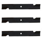 Qty 3: Heavy Duty Notched High Lift Blade Fits Bad Boy Replaces 038-5202-00
