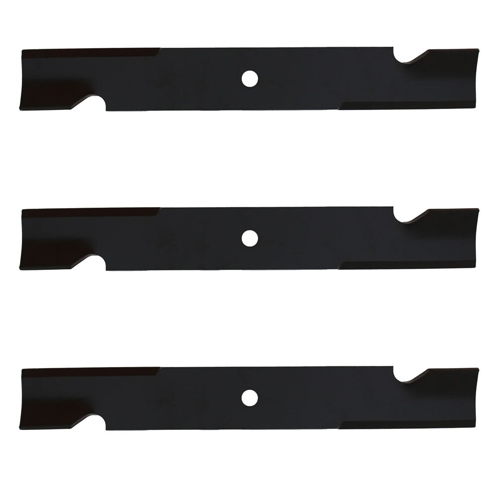 3 HD High Lift Blades Fits Exmark Zero Turn 48" Deck Repl. 1-633482 103-6584-S