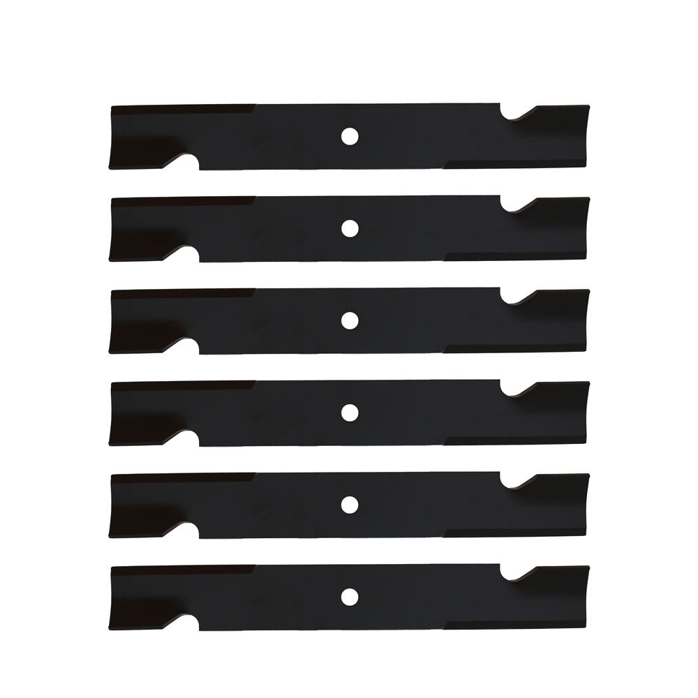 112111-02 Six Notched High Lift Blade Fits Ariens, Fits Bobcat, Fits Exmark