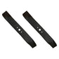 Qty 2: Non-Notched Mulching Blade Fits Cub Cadet Replaces 490-110-M111