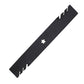 Toothed Mulching Mower Blade fits Jonsered 42" Decks Replaces 532138971 134149