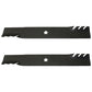 113312X Qty (2) Toothed Mulching Blade
 Fits Husqvarna