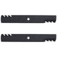 (2) Toothed Mulching Mower Blades fits Dixon 42" Decks Replaces 539119852