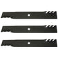 Qty 3: Toothed Mower Blades Fits Mcculloch Replaces 532139775