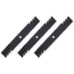 Qty 3: Toothed Mower Blades Fits Husqvarna Replaces 113312X