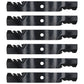Qty 6: Toothed Mulch Mower Blades Fits Exmark Replaces 103-6383