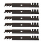 6 PK. Blades Fits Husqvarna MZ 52 For 52" 521981501,539112079,(K37)