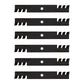6 PK. Blades Fits Husqvarna MZ 52 For 52" 521981501,539112079,(K37)