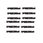 (12) Notched Mower Blades Fits Toro 52" Titan Fits Exmark Turf Tracer 103-6402-S