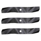 Set of 3 20-1/2" x 15/16" Mulching Blade Fits Exmark 103-6393
