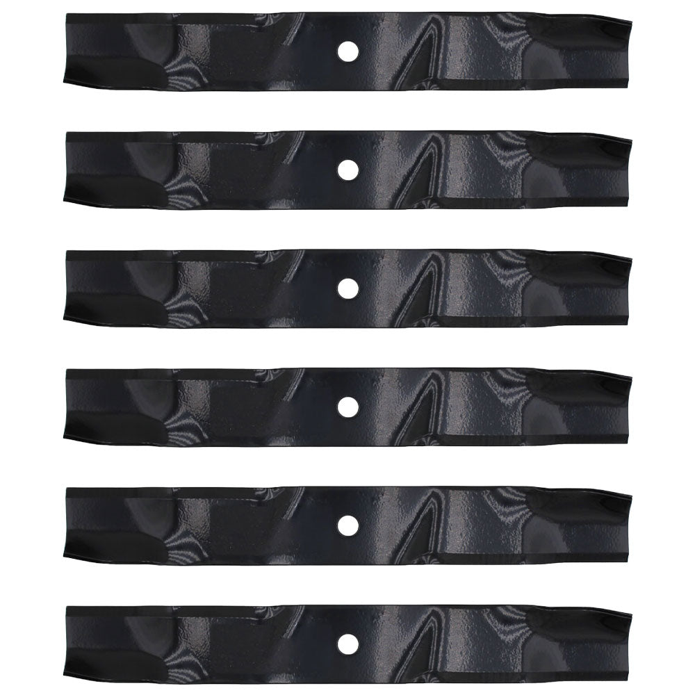 (6) Mulching Mower Blade Fits Exmark Laser Z Laser Z HP Metro Turf Tracer HP